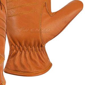 Gants en cuir d'hiver de qualité supérieure pour écran tactile avec doublure en coton, taille et design personnalisables pour adultes - Product Image 4