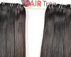 100% nouveau produit en ligne indien Temple cheveux humains naturel vierge brut Remy couleur droite noir Bundle de l'Inde directe meilleure vente - Product Image 3