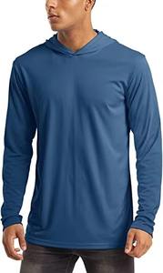 Venta al por mayor Men'sfull manga con capucha gimnasio Fitness entrenamiento camiseta secado rápido transpirable deportes sudaderas correr camisetas para hombres - Product Image 5