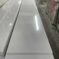 Panneaux de plafond en PVC anti-moisissure, dalles de plafond en PVC, installation facile, matériaux décoratifs imperméables pour chambre à coucher, cuisine, salon