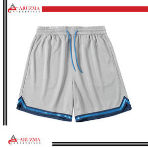 Short de basketball décontracté en maille respirante pour adultes avec logo personnalisé pour hommes - Product Image 3