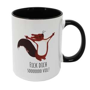 แก้วเซรามิกรูปกระรอก ดีไซน์สะดุดตา สำหรับกาแฟหรือชา - Product Image 1