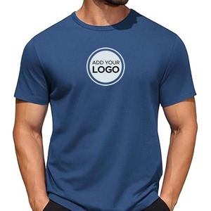 T-shirts personnalisés Light Unisex Custom Logo T Shirt Summer Basic T Shirts - Product Image 1