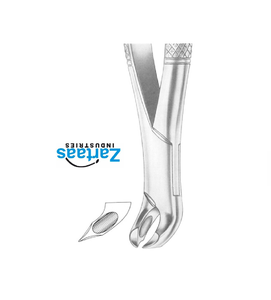 Pince d'extraction en acier inoxydable de haute qualité WOODWARD molaires inférieures fig 335/FH Fabricant et exportateur d'instruments chirurgicaux - Product Image 2