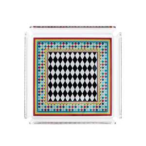 Elegante Bandeja de Servicio Minimalista de Madera Hecha a Mano, Personalizable con Diseño Dorado Bismillah, para Café, Té, Diwali y Ocasiones Especiales - Product Image 4