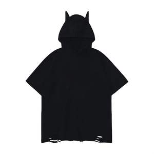 Nueva Sudadera con Capucha Estilo Oreja, Sudadera con Estampado de Diablo, Sudadera Informal, Ropa de Calle a la Moda - Product Image 1