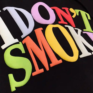 Logotipo personalizado de alta calidad 3D Puff impresión 100% algodón Sudadera con capucha de peso pesado cremallera completa para hombre de gran tamaño Puff impresión sudaderas con capucha 500gsm - Product Image 6