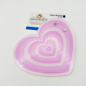 Injerto de pestañas Soporte de azulejo de pestañas Herramienta de belleza acrílica a prueba de polvo Ecológico Durable en forma de corazón - Product Image 2