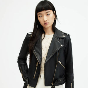 แจ็กเก็ตหนังเทียม PU แท้สำหรับสตรีสไตล์ครอประบายอากาศได้โลโก้ตามสั่งทำจากผ้าฝ้ายสำหรับแฟชั่นฤดูหนาว - Product Image 2