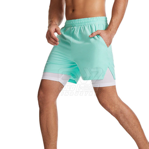 Pantalones cortos de gimnasio para hombre hechos con el mejor material de diseño a la venta, pantalones cortos de gimnasio para hombre fabricados en Pakistán - Product Image 4