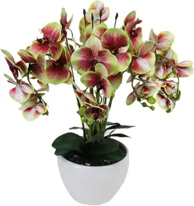 Disposizione floreale di Phalaenopsis di orchidea artificiale per THAOF-109 negozio di orchidee artificiali