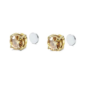 Orecchini Magnetici in <span class=keywords><strong>Acciaio</strong></span> Inossidabile con Zirconi Colorati per Uomo e Donna Senza Foro all'<span class=keywords><strong>Orecchio</strong></span> - Product Image 6