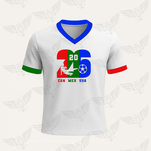 Camiseta de Fútbol Personalizada 2026 con Nombre y Número, Diseño de Canadá, México, EE. UU., Uniforme Unisex para Equipo - Product Image 6