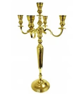 <b>Tall</b> Candlestick Metal <b>Candle</b> Stand for Outdoor Shiny Silver Finishing Decorative Metal Aluminum <b>Candle</b> <b>Holder</b> - Product Image 4