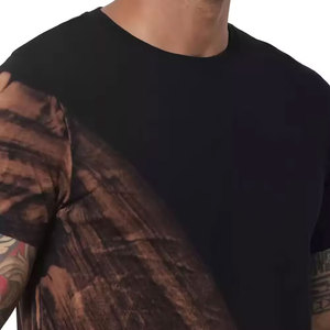 Camiseta de Jersey informal con cuello redondo y sublimación personalizada para hombre con manga corta y diseño personalizable de patrón sólido - Product Image 6