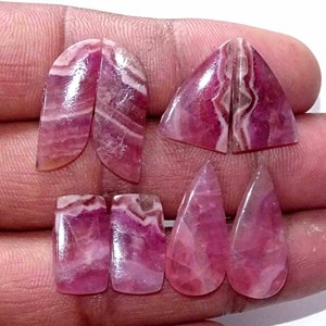 Par de cuarzo de calcita Rosa cobalto Natural de alta calidad, lote de mayorista indio exclusivo para la fabricación de joyas, piedras preciosas sueltas - Product Image 5
