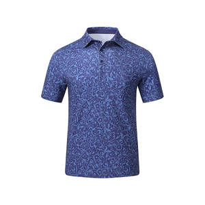 Polo sublimación camisa patrón sólido de manga corta Golf Polo fábrica al por mayor camiseta personalizada - Product Image 5