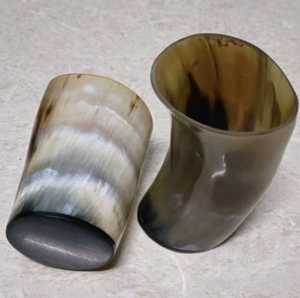 Cow Horn Viking <b>Beer</b> & Wine Mug Cocktail Glass Drinking Cup Tanka Handmade Eco-Friendly Dishwasher Safe Wedding Modern Luxury - Product Image 2