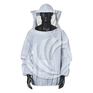 Ropa de Apicultura Económica, Media Traje Protector Contra Abejas, Transpirable, Chaqueta de Apicultor - Product Image 1
