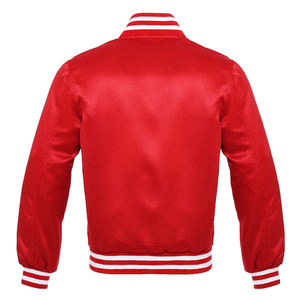 Chaqueta universitaria de satén con logotipo de alta calidad, chaqueta profesional de invierno, chaqueta universitaria de satén 2025 - Product Image 2