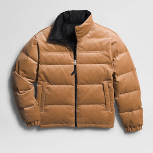 Elegante chaqueta acolchada de invierno para hombre con capucha logotipo personalizado en la parte delantera impermeable al aire libre proveedor OEM - Product Image 6