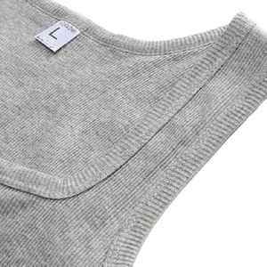 High Quality Breathable Plus Size Men's Summer Gym Fitness Tank Top Custom Plain Ribbed New Design Knitted Spandex/Cotton Casual - Product Image 6