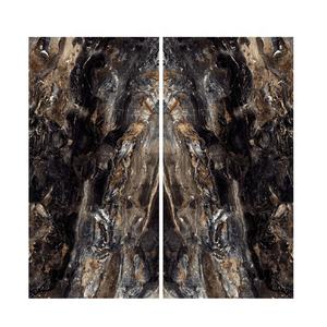 Carreaux en porcelaine noire de qualité supérieure, finition polie, épaisseur 12 mm, 1600x3200 mm, aspect marbre, dalles de sol, finition mate - Product Image 5