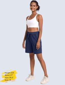 บริการ OEM แบบส่วนตัว กางเกงขาสั้นผู้หญิง ขายดี สินค้ามาใหม่ ราคาขายส่ง ดีไซน์ใหม่ สีพื้น กางเกงขาสั้นสั่งทำ ระบายอากาศได้ดี - Product Image 4