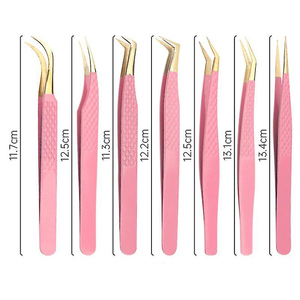 Pince à cils de haute qualité Precision Pro 7 pièces ensemble de pinces à cils pour des résultats de qualité de salon - Product Image 4