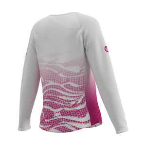 T-shirt technique à manches longues pour femme Dune Pink - Product Image 2