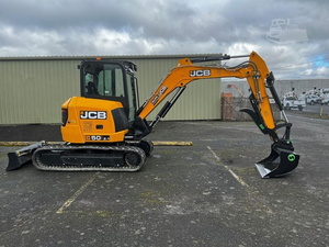 Mini-excavatrice USA 2024 JCB 50Z-1 avec moteur Tier 4, vérin hydraulique Eaton, boîte de vitesses à chenilles, pompe haute performance - Product Image 2