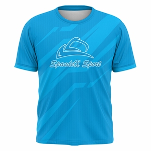 Concevez votre propre t-shirt à manches courtes en polyester/coton décontracté pour homme avec des impressions personnalisées - Product Image 1