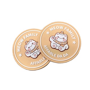 High Quality PVC Rubber Patch Custom Debossed Logo Patch for Jackets <b>Bags</b> <b>Hats</b> Durable Waterproof Supply - Product Image 1