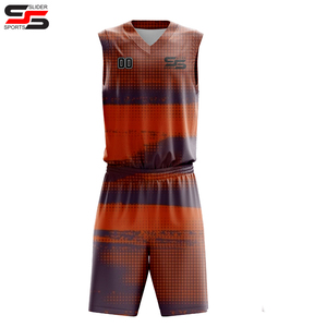 New Custom All Basketball Uniform Sets Breathable Reversible Basketball Uniforms Sublimation <b>Mens</b> Jersey Basketball - Product Image 3
