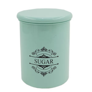 Wholesale Bulk Metal <b>Box</b> <b>With</b> <b>Lid</b> Antique Modern Design <b>Storage</b> Jar for Kitchenware Decorative Handmade - Product Image 1