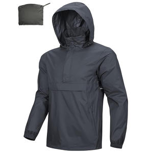 Chaqueta cortavientos Softshell para hombre personalizable impermeable a prueba de viento tiras reflectantes duraderas cremallera algodón servicio OEM/ODM - Product Image 1