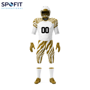 Uniforme de football américain sur mesure respirant, grande taille, manches courtes, été, OEM, vente en gros, sublimation, maillot personnalisé - Product Image 5
