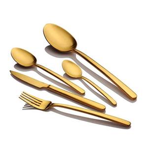 Ensemble de couverts en acier inoxydable de haute qualité, écologique, argenté brillant, design moderne, pour mariages, fêtes, hôtels, Prisma - Product Image 2