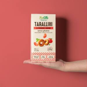 Snack Tradicional Crujiente y Salado Hecho en Italia, Sin Gluten, Tarallini con Tomate y Orégano, 6x30g (180g) PL - Product Image 2