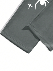 Kivotech กางเกงสเวตเตอร์สำหรับผู้ชายกางเกงผ้าฝ้ายธรรมดาทรงหลวมระบายอากาศได้ดีผลิตตามสั่ง - Product Image 6