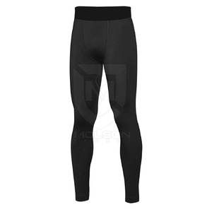 Leggings d'entraînement de gymnastique de compression durables sur mesure pour hommes vêtements de fitness de haute qualité - Product Image 2
