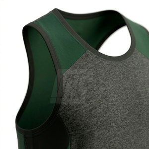 Débardeur sans manches pour homme de qualité supérieure, conçu avec un tissu extensible doux pour la gym, la course à pied et les activités sportives - Product Image 6
