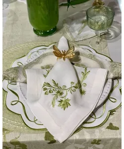 Anneau de serviette en métal robuste fait à la main, style américain élégant et luxueux, pour les fêtes et les repas, tendance du marché mondial - Product Image 2