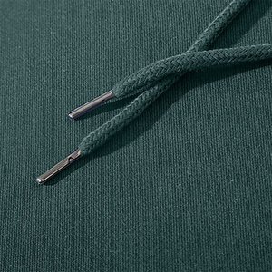 Men Plus Size Long Sleeve Hooded Sweatshirts Loose Fit Drawstring <b>Hoodie</b> with Pockets Basic Plain Pullover Tops - Product Image 2