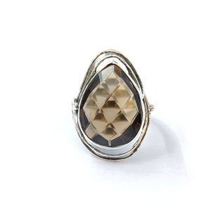 6.3 Grams Smoky Quartz <b>Crystal</b> <b>Ring</b> - Product Image 1