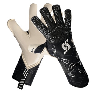 Professional Training Sports Latex Football Gloves Goalkeeper <b>Finger</b> Protection Soccer Goalkeeper Gloves for Kids Adult - Product Image 4