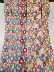 2025 Diseño único Red de moda Nuevo diseño Coser a mano Encaje bordado de flores, Encaje de borde de vestido - Product Image 3