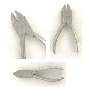 Pinzas de Punta Plana MayoMed para Instrumentos Ortopédicos, Corte Regular de 18 cm, 2 Piezas, Grado OR - Product Image 1