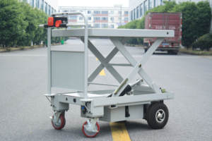 Chariot électrique de 400kg avec chariot élévateur électrique ELT400-109 quatre roues en plastique chariot pliable à plate-forme de chariot de camion à main - Product Image 3