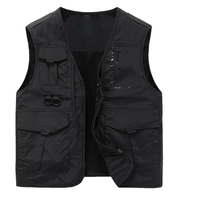 Gilet d'été pour hommes, pêche, randonnée, chasse, gilet multi-poches, veste d'extérieur pour hommes, gilets à bas prix